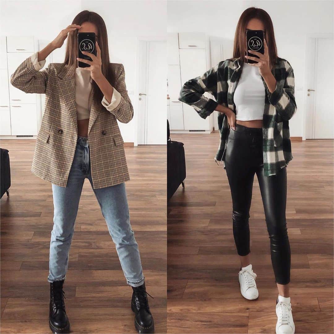 Angel™さんのインスタグラム写真 - (Angel™Instagram)「LEFT or RIGHT??? Credit @elayworld_ #americanstyle #ootd #outfit #style #fashion #falloutfits #autumnstyle #shoppingonline ❤️ #asaqueen」12月6日 17時30分 - americanstyle