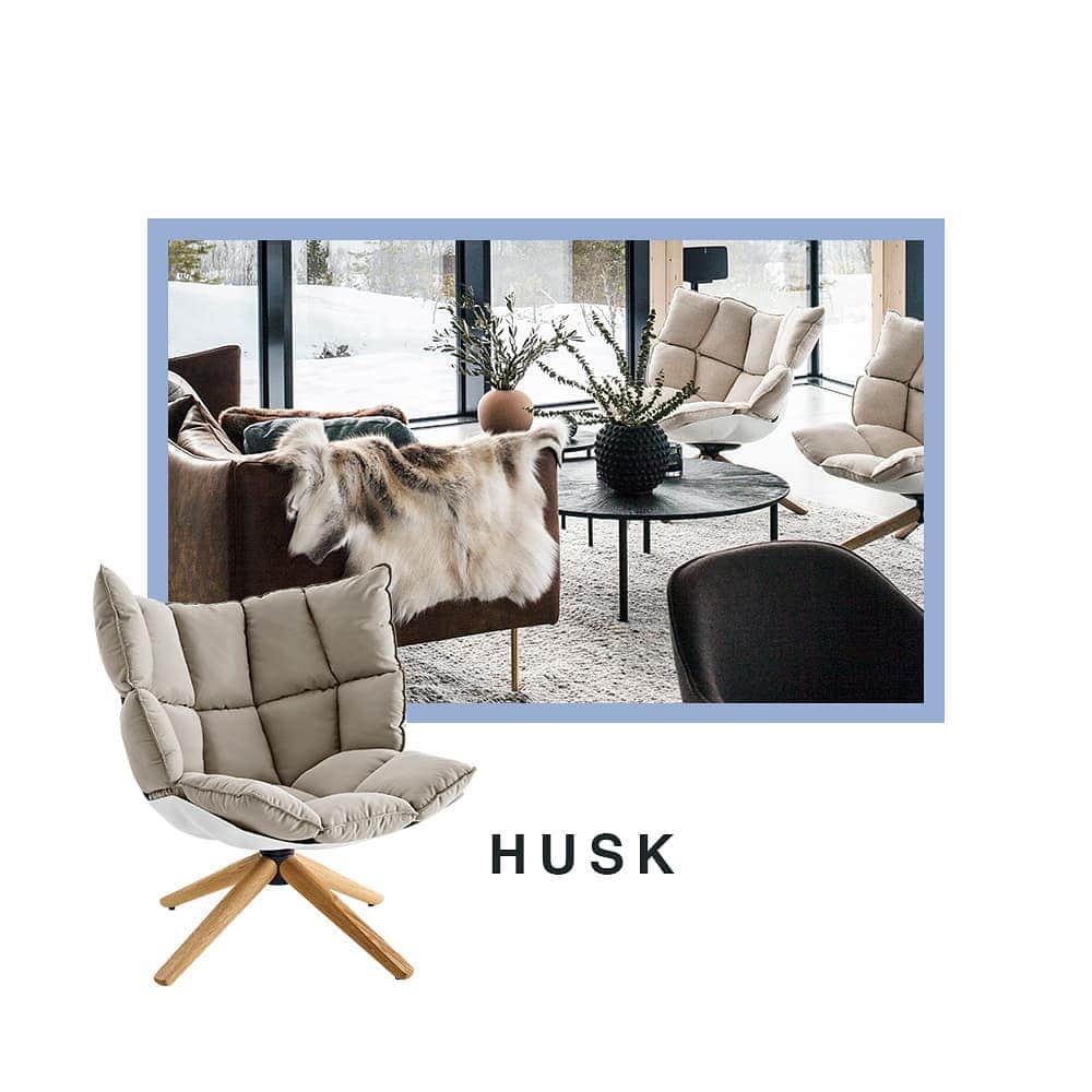 B&B Italiaさんのインスタグラム写真 - (B&B ItaliaInstagram)「B&B Italia adding the Husk armchairs, a classy touch to an awe-inspiring hideaway: disclose Efjord Retrat, immersed in Norway’s Halvarøy Island. . Photo:  @solveiggrovle @snorre_stinessen  #bebitalia #furnituredesign #husk #efjordretreat」12月6日 17時44分 - bebitalia