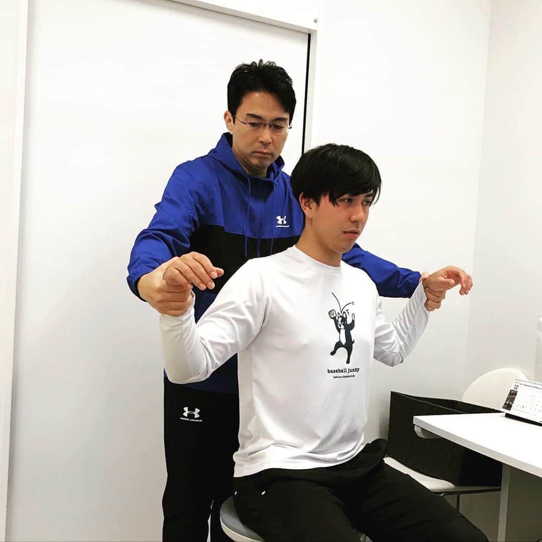 福谷浩司さんのインスタグラム写真 - (福谷浩司Instagram)「今回は途中でマルクも来ました🙆‍♂️ #みどりクリニック #SHL #瀬戸口芳正 #百済はつえ #信末洋希 #石田健人マルク  #モーターコントロール #まだまだ」12月6日 19時13分 - fukuyan24