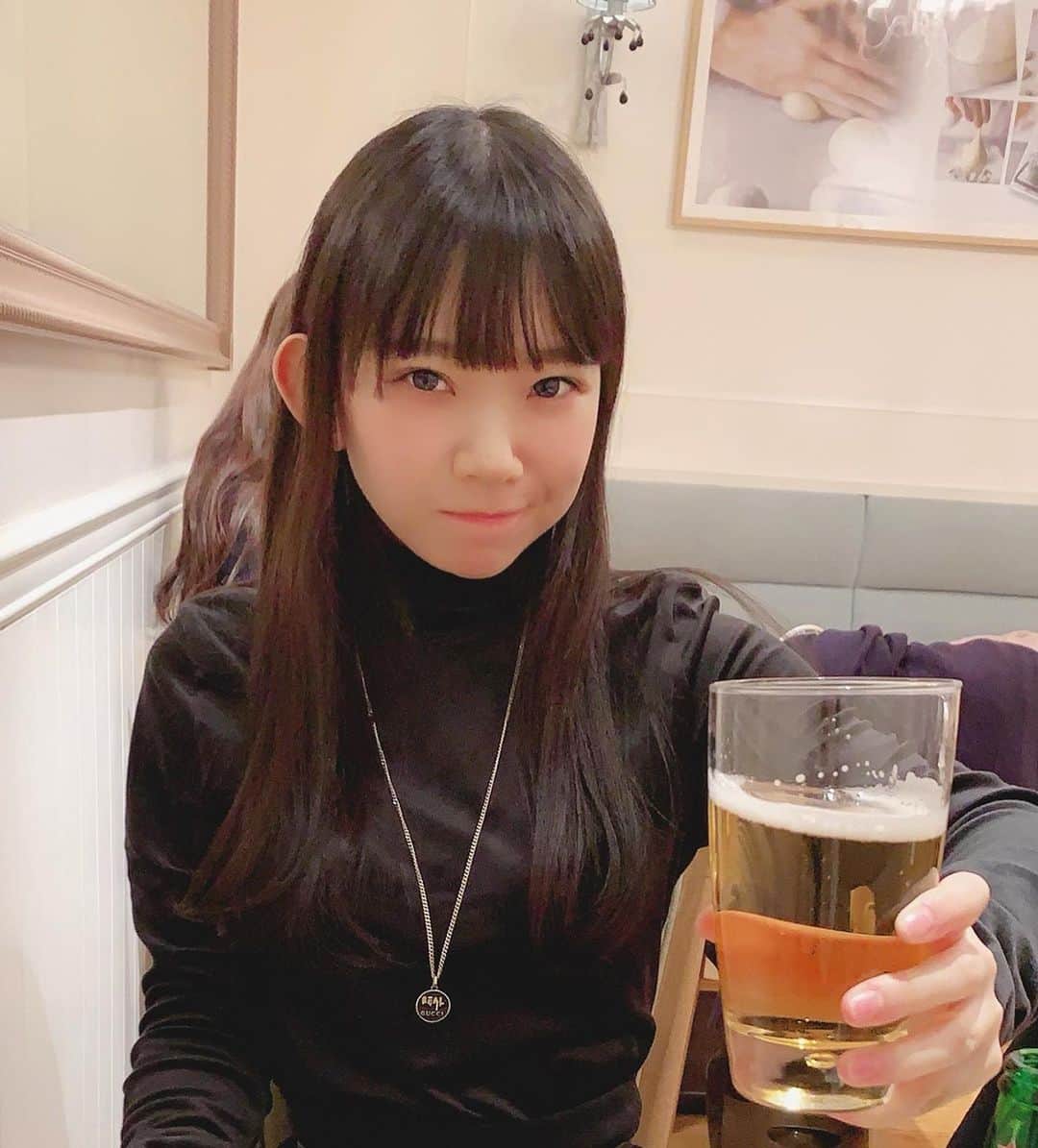 長澤茉里奈さんのインスタグラム写真 - (長澤茉里奈Instagram)「カフェでビール 一杯だけね。 @beep_ss」12月6日 20時39分 - marinanagasawa1008