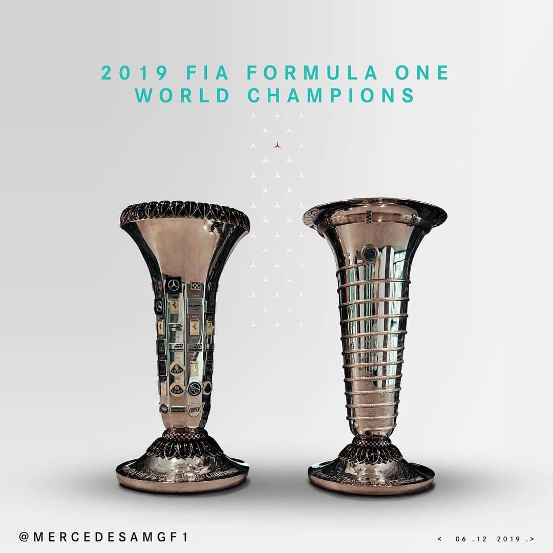 MERCEDES AMG PETRONASさんのインスタグラム写真 - (MERCEDES AMG PETRONASInstagram)「‪IT’S OFFICIAL! 🎉 ‬We are double @f1 World Champions for the SIXTH time!  Celebrations continue at the @fia.official Prize Giving Ceremony in Paris tonight! 🥳 #ATeamComeTrue ‬ #FIAPrizeGiving2019」12月7日 7時11分 - mercedesamgf1