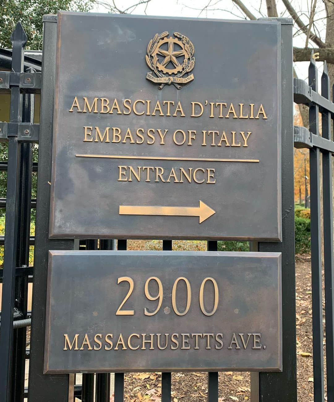 メリッサ・ゴーガさんのインスタグラム写真 - (メリッサ・ゴーガInstagram)「Just 2 Italians getting a private tour of the Italian Embassy 🇮🇹🇮🇹 @italyinus @joeygorga」12月7日 8時08分 - melissagorga