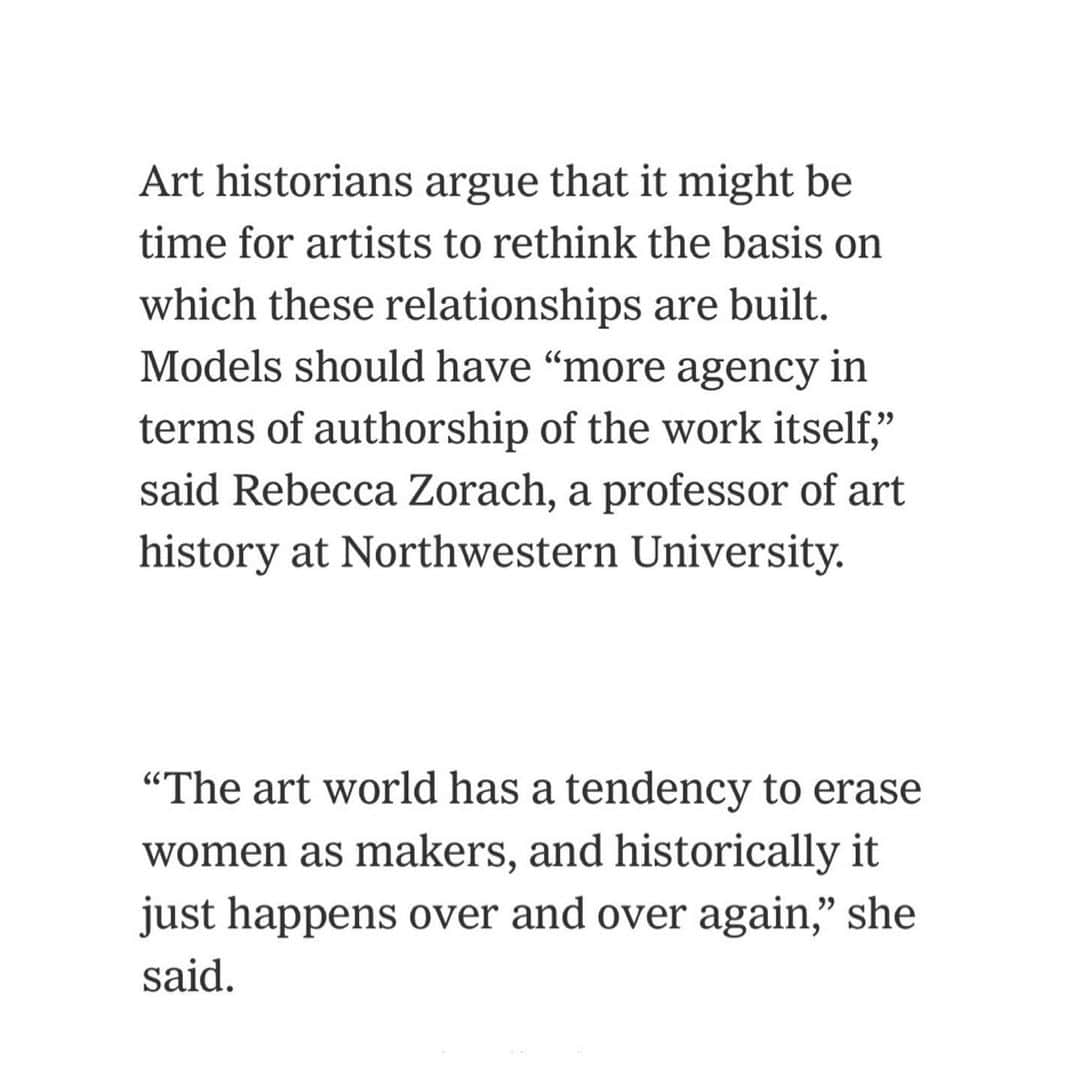 キャメロン・ラッセルのインスタグラム：「Food for thought. Why aren’t models seen as co-creators? Why can a photographer dislike a frame, argue it makes their work look bad or misrepresents them, but a model cannot? Why are we often excluded from creative conversations about the work we are central to creating? Why is it the norm that we (models and for that matter hair, makeup, styling, manicure etc) don’t have any ownership of the photos we co-create? (These quotes come from an article in the New York Times about Kaori, one of Araki’s muses, and the troubled history of artist-muse relationships by Motoko Rich.)」