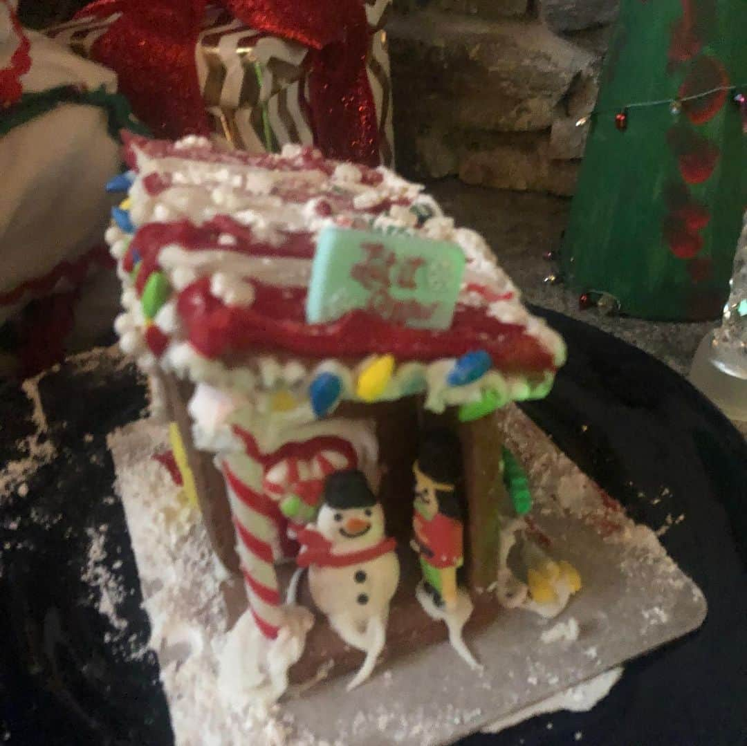 メリッサ・ジョーン・ハートさんのインスタグラム写真 - (メリッサ・ジョーン・ハートInstagram)「These trouble makers went sledding on our bagels! But the gingerbread houses my sis Sammy made with Tucker are the most impressive so I had to post. 🎅🏻」12月7日 0時23分 - melissajoanhart