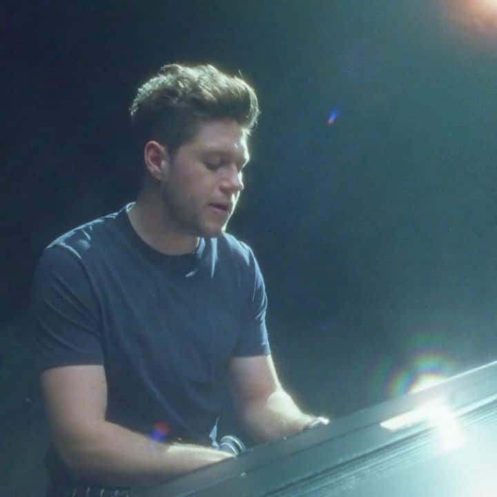 ナイル・ホーランのインスタグラム：「Put A Little Love On Me is out now ! I recorded this song a number of times but always kept coming back to the original demo so I ended up using that for the final track . Enjoy x」
