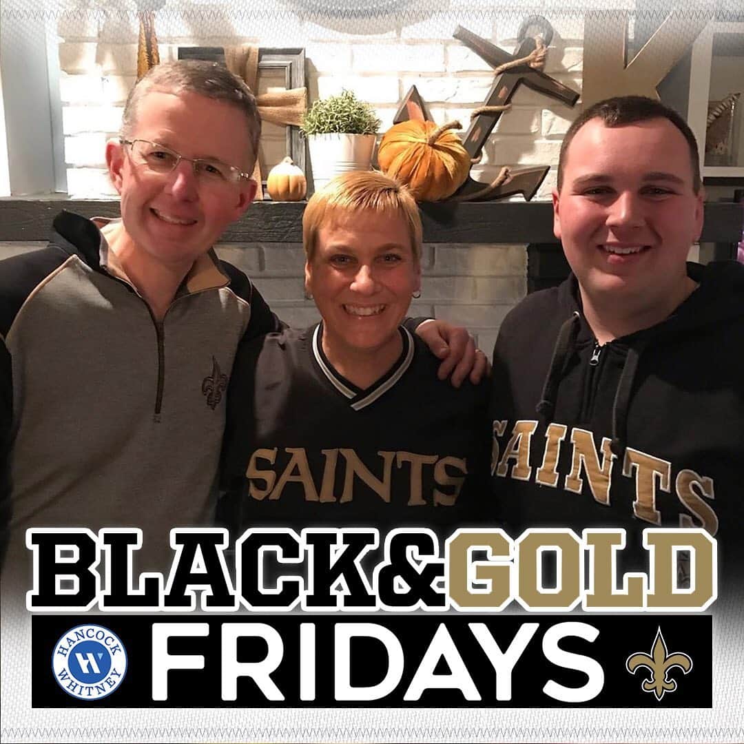 ニューオーリンズ・セインツさんのインスタグラム写真 - (ニューオーリンズ・セインツInstagram)「BIG #Saints weekend ahead can only mean one thing for Friday's attire: 𝐁𝐋𝐀𝐂𝐊 & 𝐆𝐎𝐋𝐃 💛🖤 #BlackAndGoldFriday」12月7日 2時28分 - saints