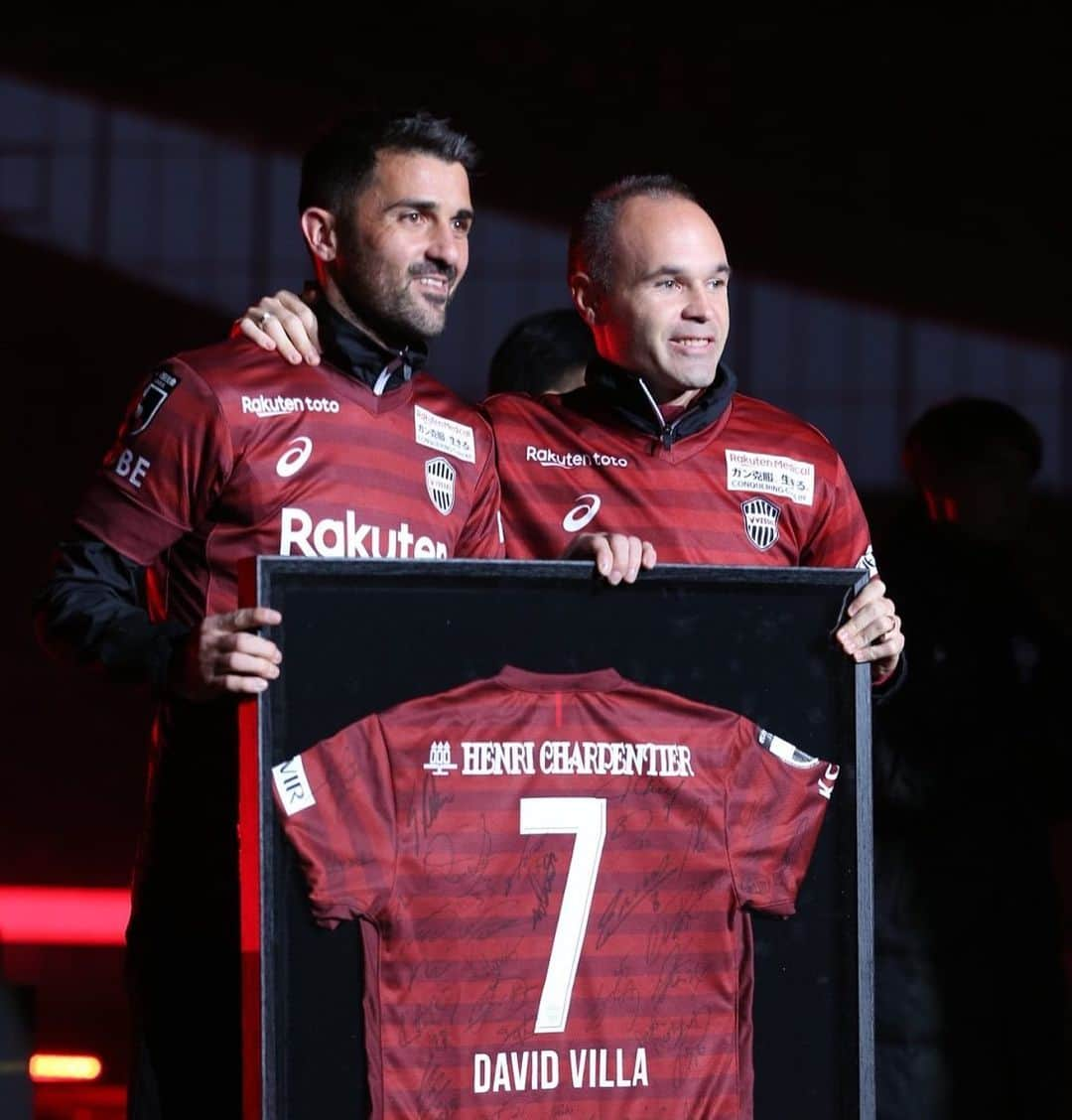 ヴィッセル神戸さんのインスタグラム写真 - (ヴィッセル神戸Instagram)「🇪🇸Gracias Villa🇪🇸 .  #vissel #visselkobe #ヴィッセル神戸 #WeAreKobe #一致団結 #Kobe #神戸 #GraciasVilla #DavidVilla #ビジャ #Iniesta #イニエスタ」12月7日 17時31分 - visselkobe