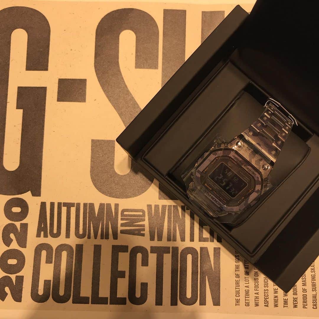 のインスタグラム：「限定1本限りですが再入荷いたしまた。  It is miraculously limited to one, but it has been restocked.  CASIO G-SHOCK Ref:GMW-B5000TCM-1JR Price：¥175,000+TAX  #GMWB5000TCM1JR #CASIO #GSHOCK #WATCH #心斎橋仲庭時計店 #心斎橋 #大阪 #腕時計 #セイコー #SEIKO #CITIZENCITIZEN #シチズン #カムフラージュ #限定 #限定モデル #迷彩」