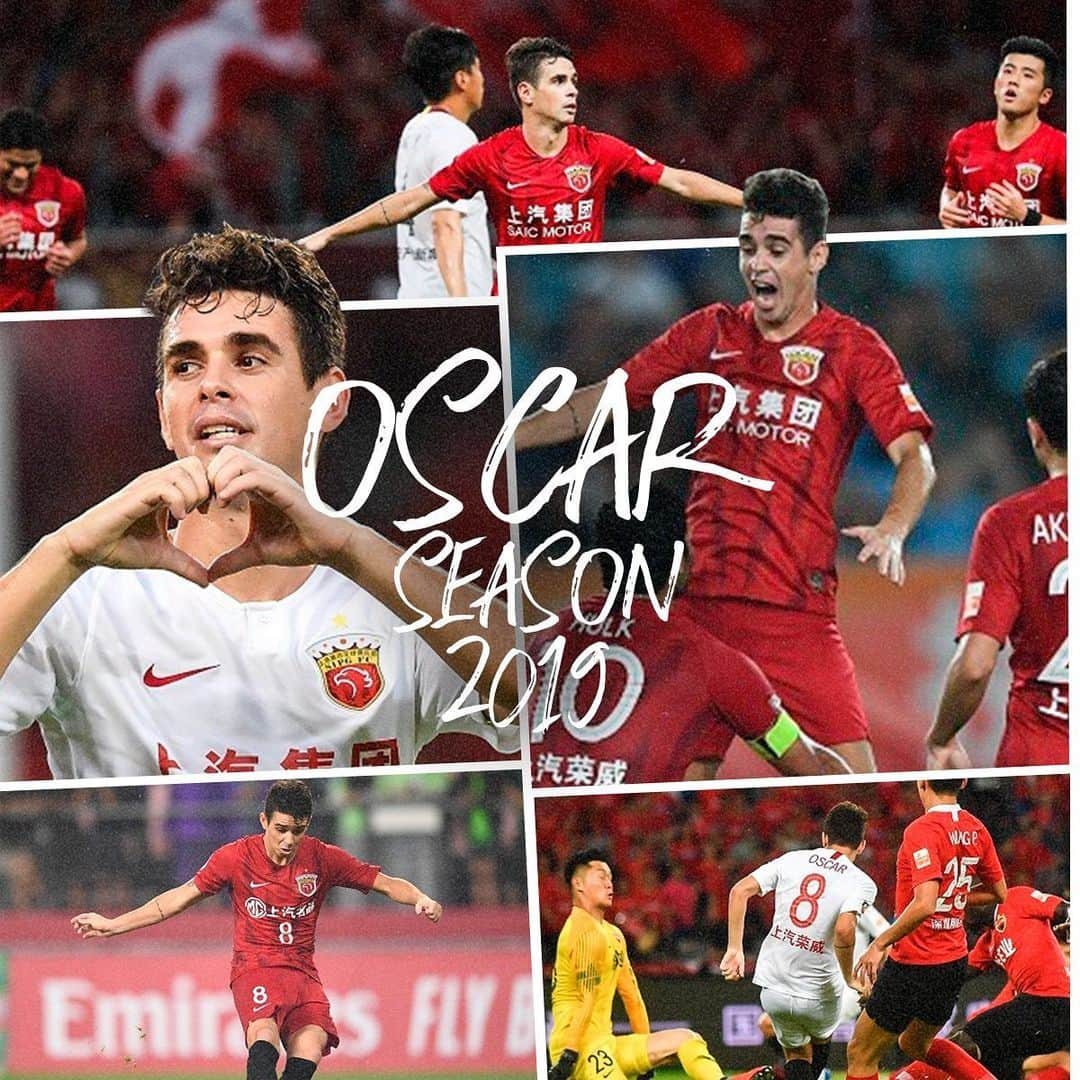 オスカルさんのインスタグラム写真 - (オスカルInstagram)「Final de temporada, 41 jogos 14 gols e 17 assistências. Obrigado Deus, família e fãs !! 🙏🏻😃 #Oscar #ShanghaiSIPG #Futebol」12月7日 10時52分 - oscar_emboaba