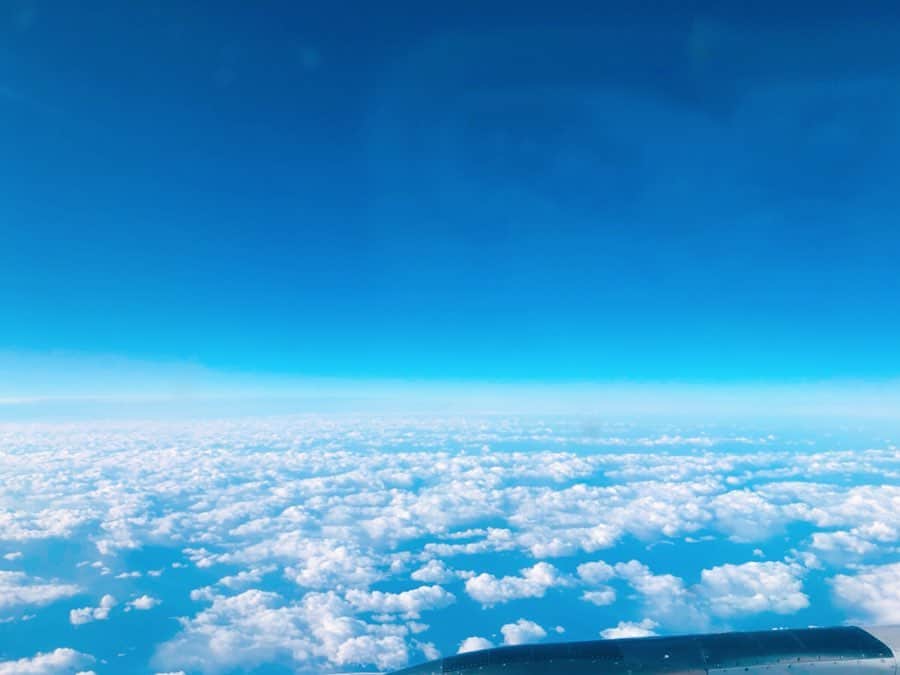 とぎもちさんのインスタグラム写真 - (とぎもちInstagram)「早朝出発で仁川国際空港へ✈️ 真っ暗な中出発したけど空港着いたら空がオレンジと青の素晴らしいコントラスト😳✨ 朝なのに一瞬夕方かと勘違いしちゃう。 そして飛行機に乗り外を見ると、美しい青空に雲。地球感じる🌏 . さて今回はどこへ行くでしょう٩(｡•ω•｡)﻿و💓 ♡ #仁川空港 #仁川空港第1ターミナル #仁川 #韓国 #空 #朝 #인천공항 #인천 #하늘 #한국」12月7日 11時56分 - togistagram