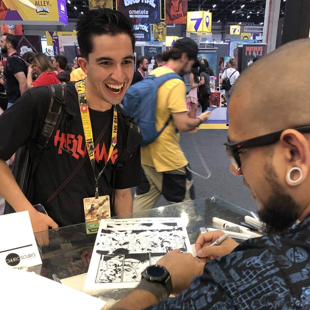 RB Silvaさんのインスタグラム写真 - (RB SilvaInstagram)「Momentos #CCXP2019」12月7日 13時35分 - rbsilva_comics