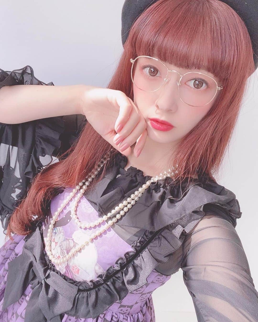 青木美沙子さんのインスタグラム写真 - (青木美沙子Instagram)「メガネ女子ロリータ」12月7日 14時47分 - misakoaoki