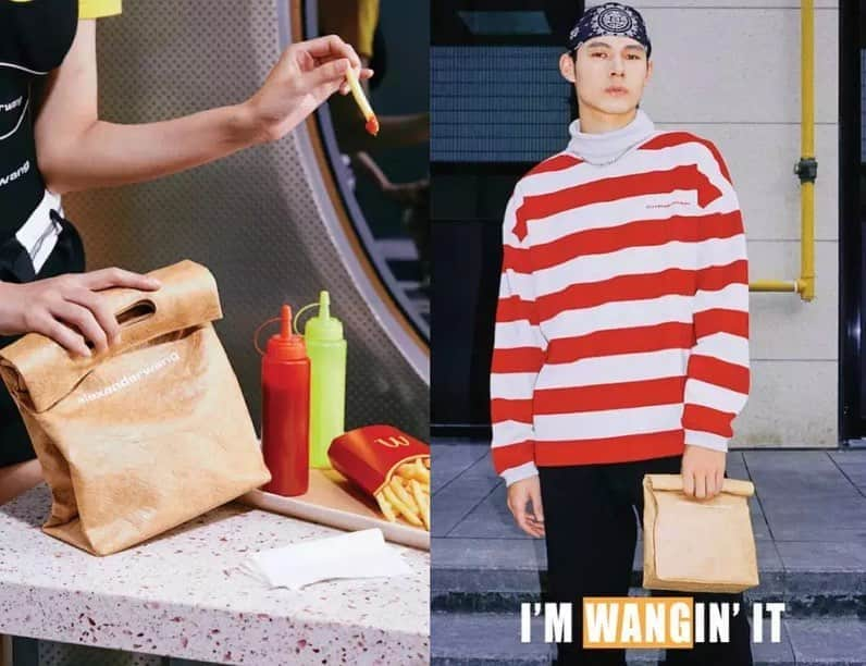 HYPEBEASTさんのインスタグラム写真 - (HYPEBEASTInstagram)「Food, like beauty, is in the eye of the beholder, and the two worlds are set to collide in a new collaboration between @alexanderwangny and @mcdonalds. As fashion’s biggest foodie, the American designer – who has a penchant for serving McDonald’s burgers at his fashion week afterparties – has designed the AW Golden Lunch Bag and AW Golden Picnic Basket for fast food devotees to carry their meals in style.⁠⠀ ⁠⠀ The AW Golden Lunch Bag retails for ¥99 RMB (approximately $14 USD), while the AW Golden Picnic Basket is limited to only 300 units worldwide, retailing for ¥5,888 RMB (approximately $835 USD). The collaborative items will become available at the official McDonald’s online flagship store from 12am CST on December 10, and the lucky few who manage to get their hands on the AW Golden Picnic Basket will be invited to attend a special event co-hosted by McDonald’s and Alexander Wang on December 21.⁠⠀ ⁠⠀ This is just the beginning of a new trend. #imwanginit」12月7日 15時01分 - hypebeast