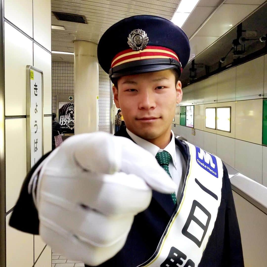 オリックス・バファローズさんのインスタグラム写真 - (オリックス・バファローズInstagram)「#中川圭太 #OsakaMetro #京橋駅 #一日駅長 #出発進行 #Bs2019 #buffaloes #baseball #ORIX #プロ野球」12月7日 15時07分 - orix_buffaloes