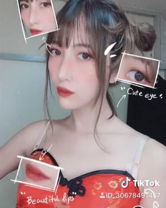 のインスタグラム：「良い休日にしてね♡ . ． @tiktok_japan  @tiktok_tokyo_girls  #1日1白雪#1日1くびれ #道産子ギャルはなまらめんこい #チャイナ」
