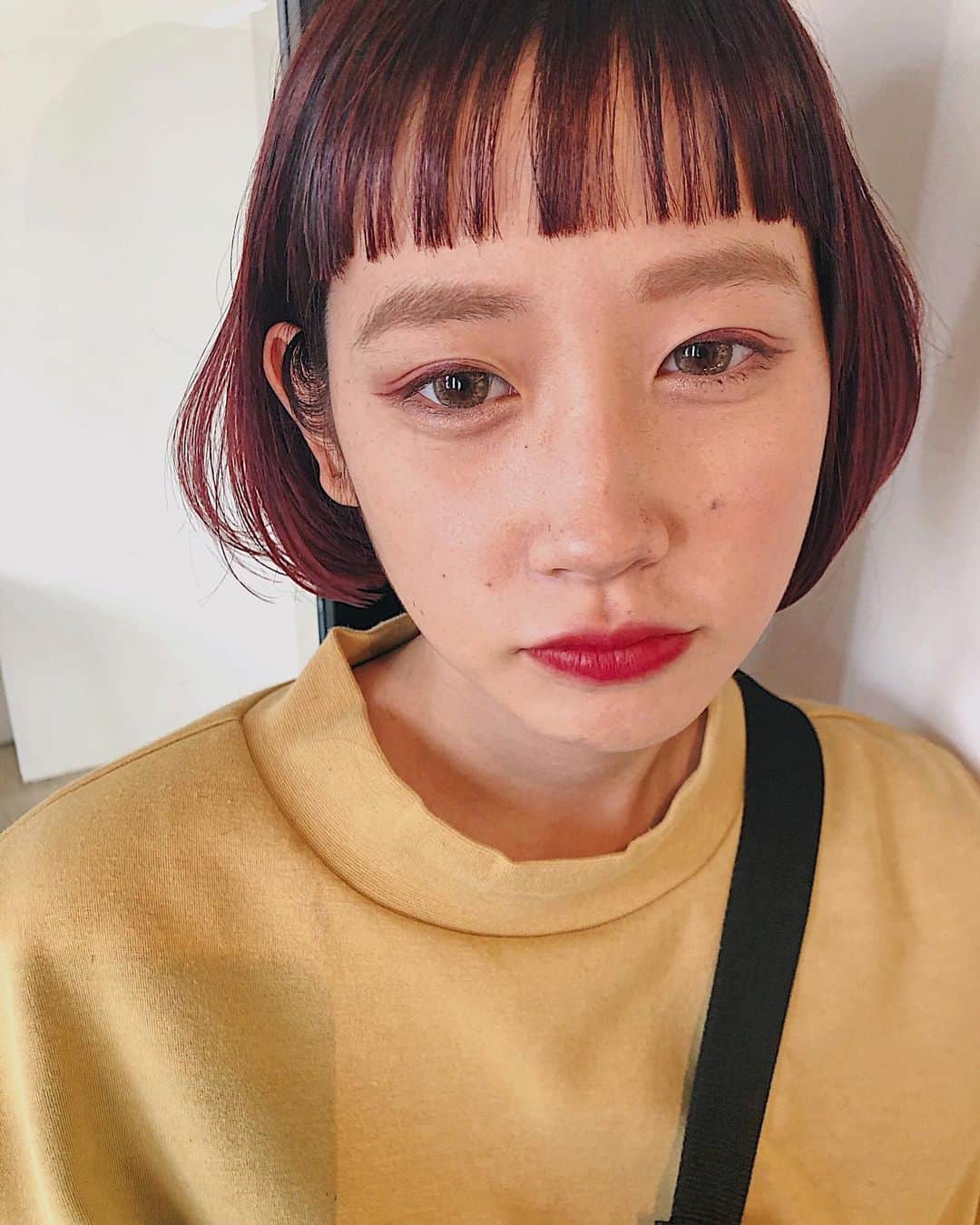 のインスタグラム：「ベリーピンク🍓﻿ とってもお似合いでした👶♡﻿ 12月はthe swagにフル出勤してますので﻿ ぜひ！可愛くさせてください！🙏🙇﻿ #sakinchohair﻿」