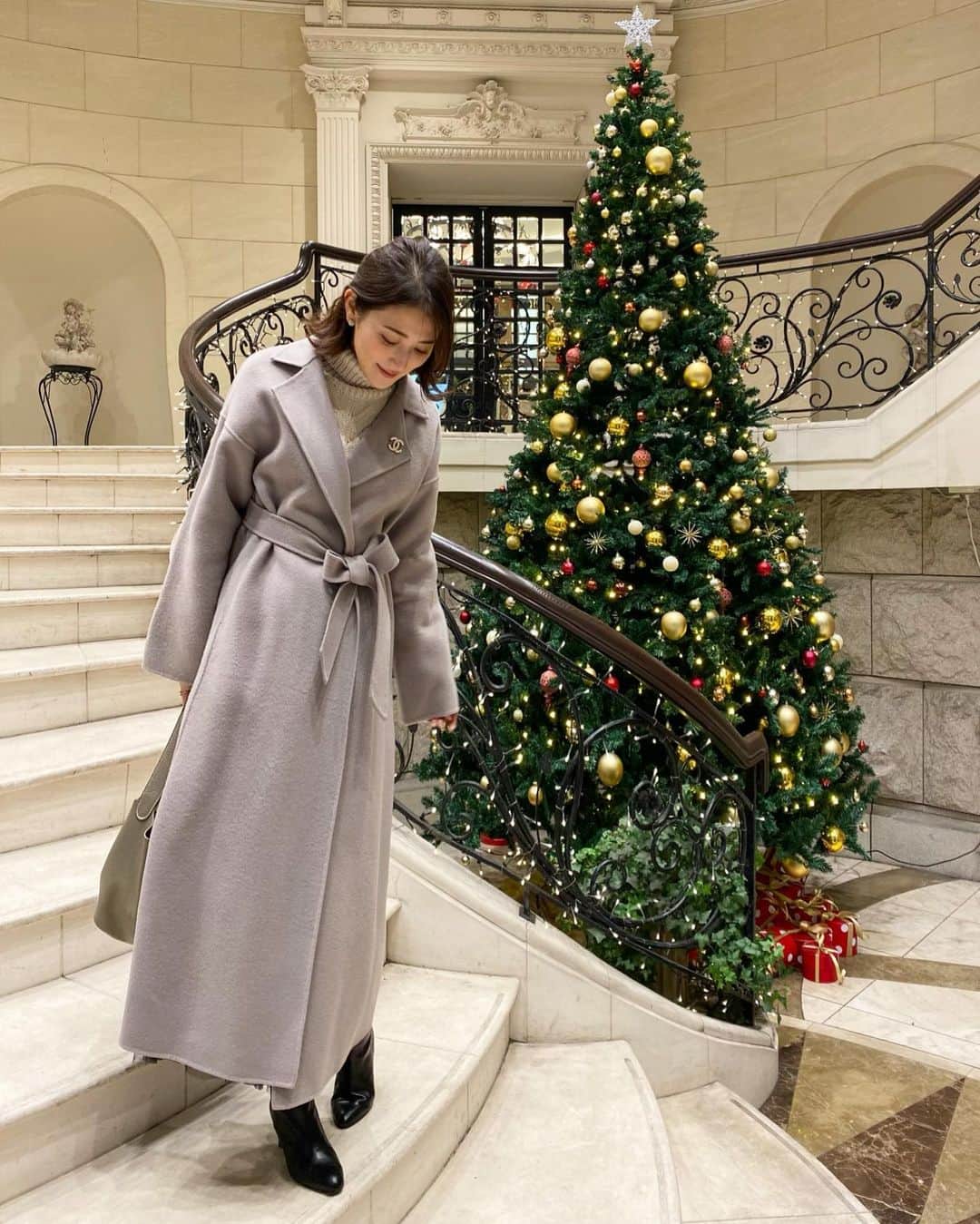 CACHEC(カシェック) ロングコート CACHEC カシェック ダブルフェイス