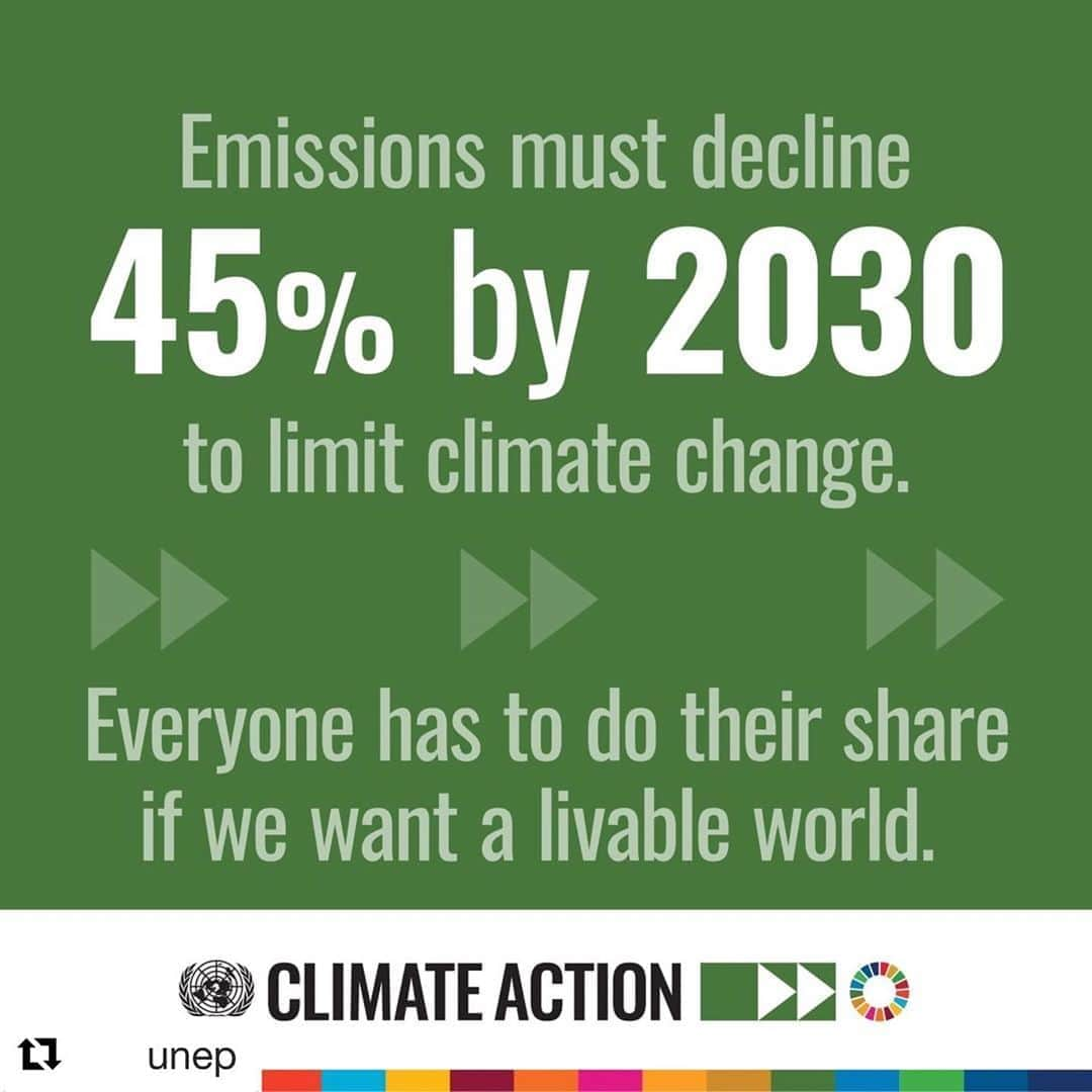 ファイン・フレンジーのインスタグラム：「#Repost @unep ・・・ The more people act, the bigger the impact. ⁣💥 ⁣ Do your part to help reduce emissions & #ActNow for climate: ⁣ ⁣ ➡️ Choose walking 🚶, cycling 🚴🏿 or public transportation 🚅 over car rides whenever you can.⁣ ⁣ ➡️ Shift towards more plant-based diets 🥗.⁣ ⁣ ➡️ Switching off lights 💡, even for a few seconds.⁣ ⁣ ➡️ More via this link: http://bit.ly/2Rk8UKW⁣ ⁣ #ClimateAction #COP25 #ClimateChange #ClimateCrisis⁣」