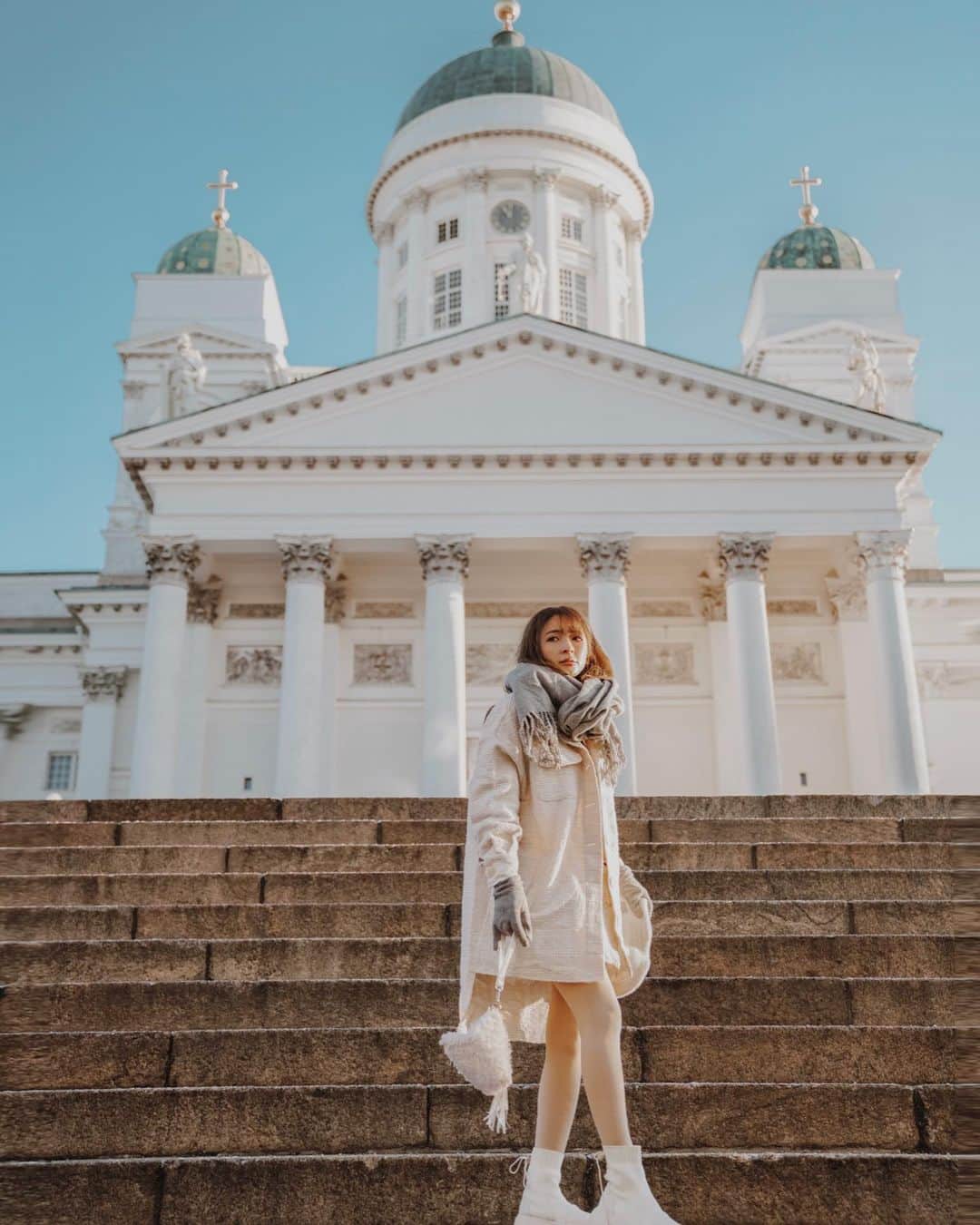 Giann Chanのインスタグラム：「🇫🇮 Helsinki checked ✔️ . . #Helsinki #cathedral #Finland #ctytravelmap」
