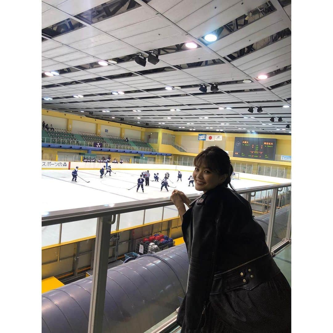 ほのかさんのインスタグラム写真 - (ほのかInstagram)「. . この前アイスホッケー観戦に行ってきたよ🏒🏒 . . ドラマ "プライド"が大っ好きな私からすると 生アイスホッケーにはテンション上がったし 音と空気感も最高だった！！❤ . .  #l4l #tflers #モデル事務所 #rottenmeier_model #model #モデル #instapic #likes #ロッテンマイヤーほのか #プライド #maybe #アイスホッケー #icehockey #スポーツ #スポーツ観戦 #sports #尼崎スポーツの森 #尼崎スポーツの森 #同志社大学 #大阪大学」12月7日 20時49分 - rotten_honoka