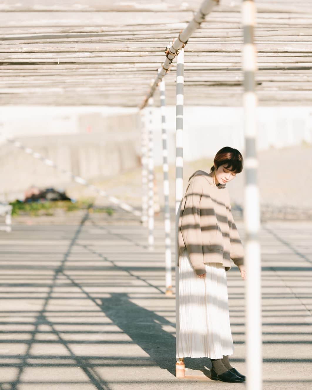 sorayuchiのインスタグラム：「・ 欲しかったkinfolkとACTUSがコラボしたブランドのコートを買えてホクホクしてます(*´ω`*)寒いね❄️」