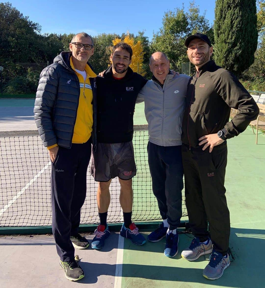 ファビオ・フォニーニさんのインスタグラム写真 - (ファビオ・フォニーニInstagram)「I’m happy to introduce my new Team Fogna! I’m excited to be working with Corrado Barazzutti as my head coach and with Stefano Barsacchi, trainer, Giovanni Teoli, physio and Alberto Giraudo. I can’t wait to start the new season! #2020 #newseason #teamfogna」12月7日 21時22分 - fabiofogna