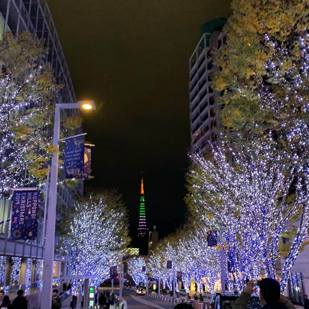 新原愛加のインスタグラム：「. どこに行ってもキラキラしてて やっぱり冬がすき❄️」