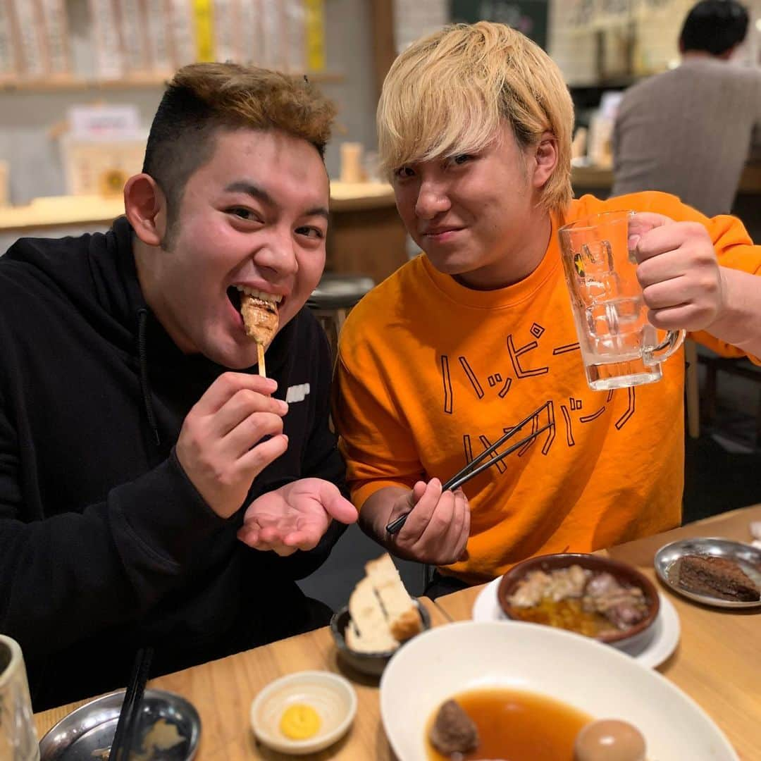 木高イサミさんのインスタグラム写真 - (木高イサミInstagram)「#basara_pw #神野聖人 #下村大樹 #YMZ #後輩飯」12月7日 23時41分 - isami_777