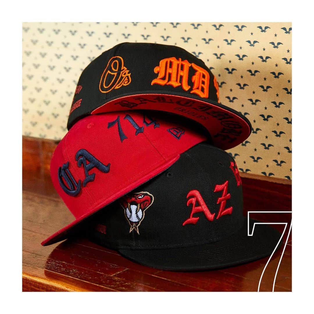 ニューエラ・キャップのインスタグラム：「Say it loud, say it proud with the MLB Stamped Script Collection. Available now at neweracap.com. • Day 7 of 25 Days of Gifting」