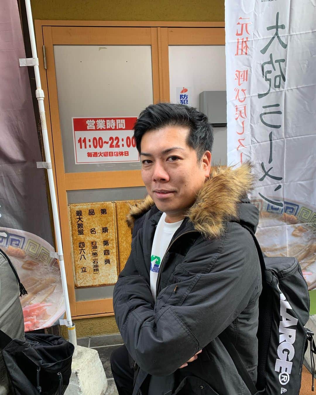 池田真一のインスタグラム：「福岡早めに来て別府ちゃんとラーメン！」