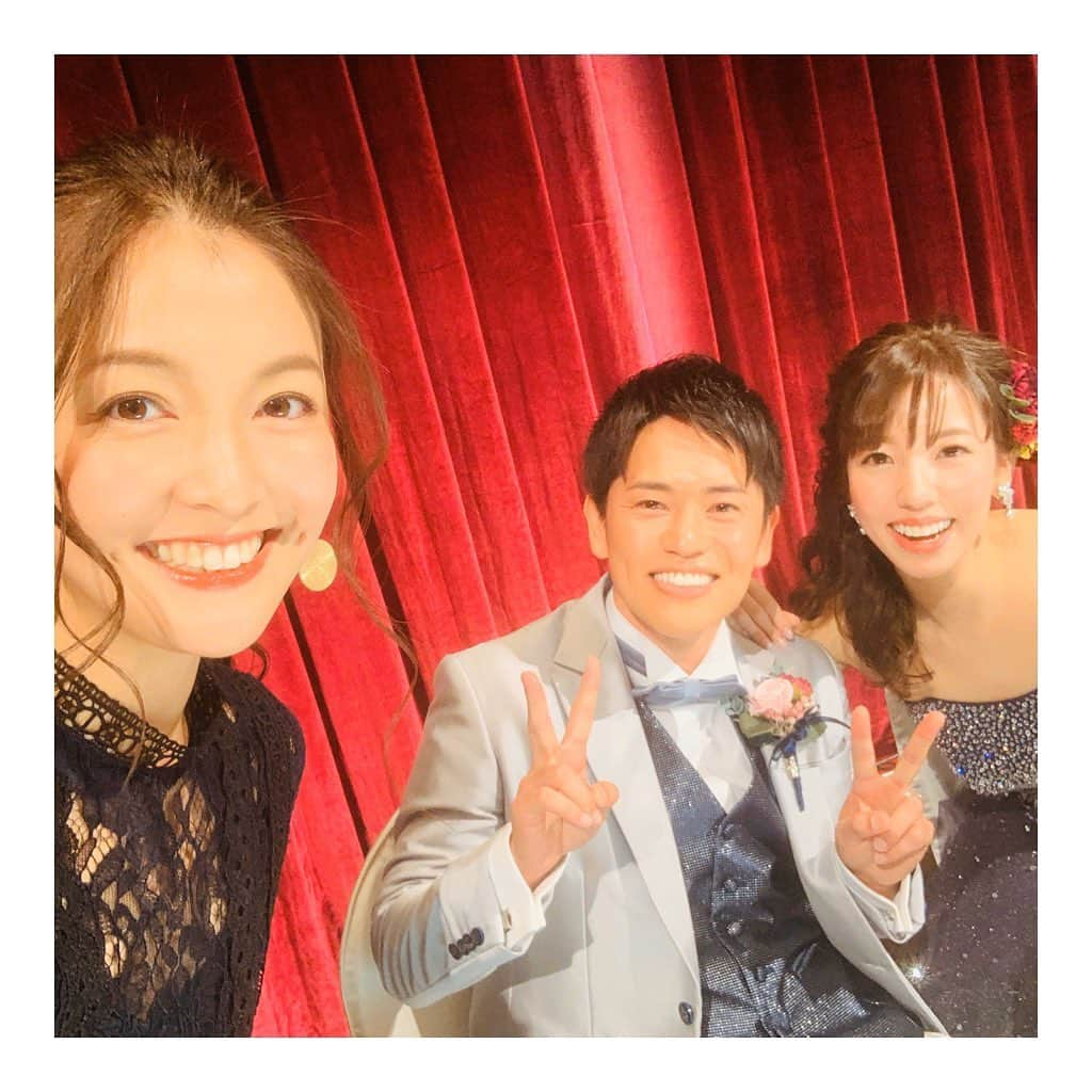 福田典子さんのインスタグラム写真 - (福田典子Instagram)「慎二くん、くららちゃん、おめでとう🤵🏻💓👰💍 ㅤㅤㅤㅤㅤㅤㅤㅤㅤㅤㅤㅤㅤ ㅤㅤㅤㅤㅤㅤㅤㅤㅤㅤㅤㅤㅤ 福岡時代、自局のみなさんはもちろん、他局の方にもたくさんアドバイスを頂いて、可愛がっていただいて、息抜きの楽しい思い出を一緒に作っていただきました。なかには今でも現場でお会いする方も…。 ㅤㅤㅤㅤㅤㅤㅤㅤㅤㅤㅤㅤㅤ 笑いと涙と感謝がいっぱい詰まった会でした🥺💓 ㅤㅤㅤㅤㅤㅤㅤㅤㅤㅤㅤㅤㅤ 末永くお幸せに…❤️ ㅤㅤㅤㅤㅤㅤㅤㅤㅤㅤㅤㅤㅤ #happywedding  #豊原慎二 #松井くらら #❤」12月8日 12時29分 - norikofukuda212