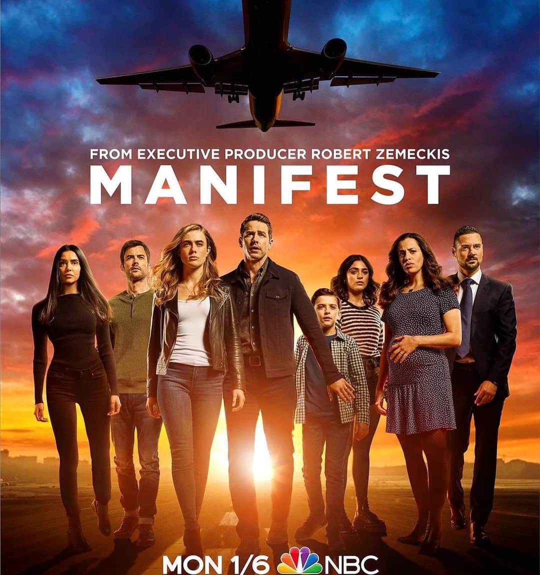 ジョシュア・ダラスのインスタグラム：「The season 2 premier of @nbcmanifest happens on January 6th on @nbc!! #manifest」