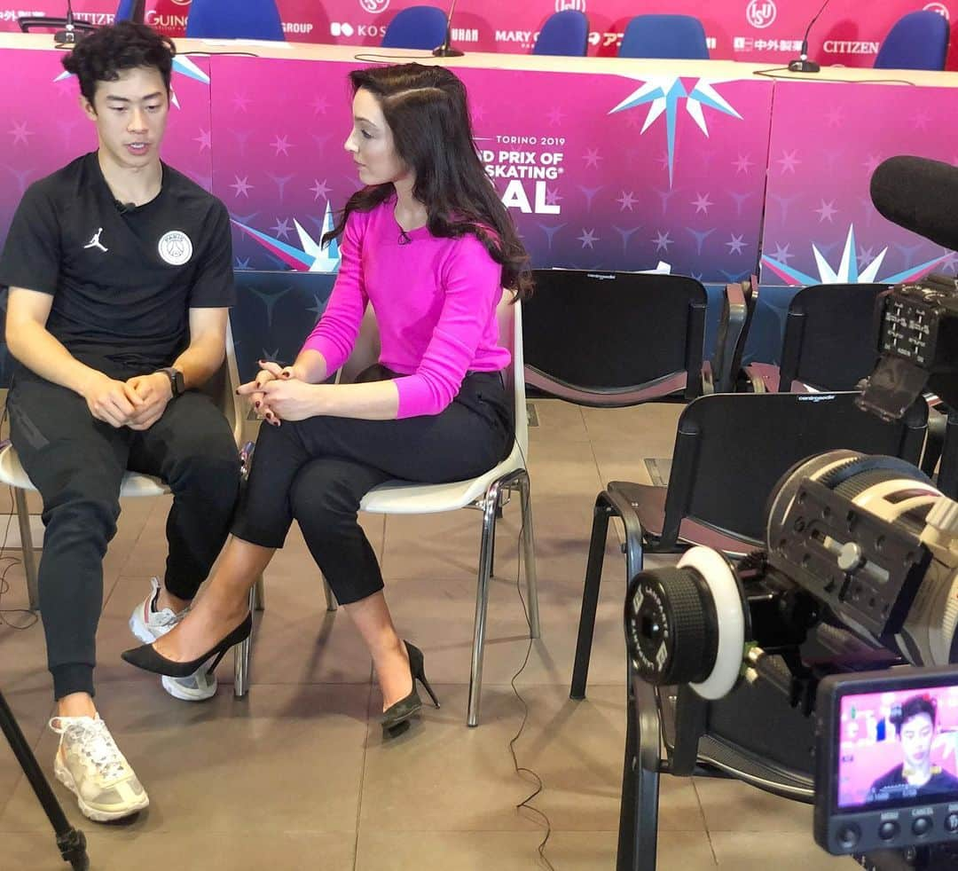 メリル・デイヴィスさんのインスタグラム写真 - (メリル・デイヴィスInstagram)「Congratulations @nathanwchen on your third consecutive Grand Prix Final win! @olympicchannel interview to come! You’ve heard me say it many times, but I’ll say it again: Nathan is such a stellar example for young (and not so young) people everywhere. Success and accolades are lovely, but remaining humble and kind will always be more important. Congratulations to all of the stupendous athletes who competed this week! It was an  honor to watch you all shine! We’ll have some more interviews and BTS coverage tomorrow! Buona notte! #gpfturin2019」12月8日 6時54分 - meryledavis