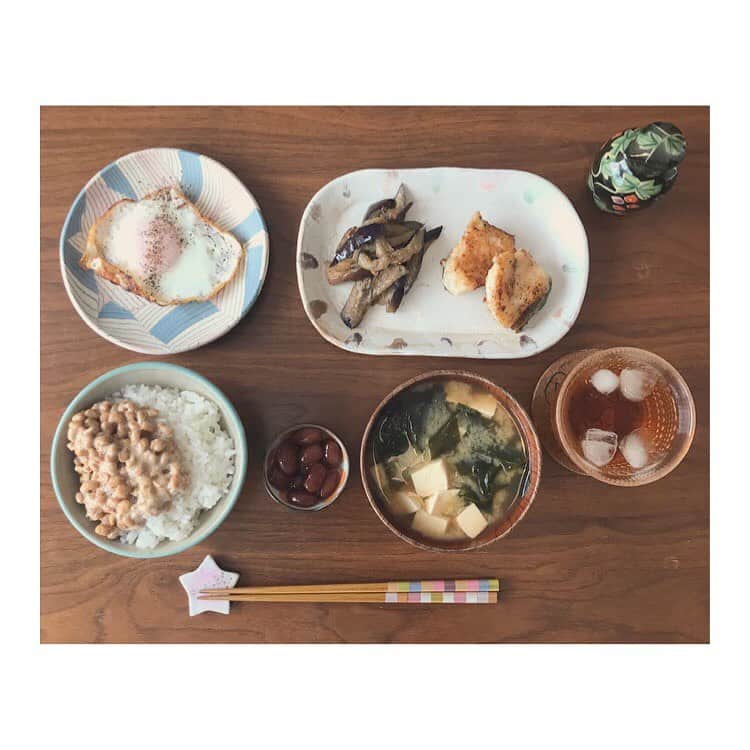 櫛引彩香のインスタグラム：「主に茶色 #ビキコのごはん  #おうちごはん」
