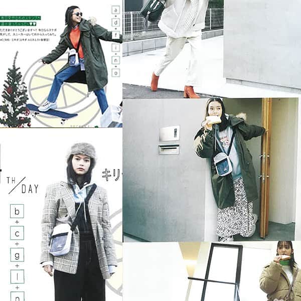 MEI(メイ) のインスタグラム：「mini1月号にMEIのバッグをご掲載頂きました。  MEI-000-190021 ONE MILE  CASE WHITE ¥3,900+tax  #mei #mei_bag #meibag #mini #mini1月号 #ミニ　#メイ　#雑誌掲載」