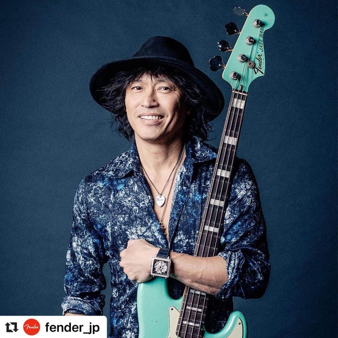 日野賢二のインスタグラム：「#Repost What's New : I’m now official Fender endorser!日野"JINO"賢二とのエンドースメント契約を発表！国内外問わずグローバルにに活動するスーパーベーシストJINOの多岐に渡るステージと、レコーディングパフォーマンスで培われたベースプレイをフェンダーがサポート。詳しくはプロフィールのリンクから。 . . . #JINO #日野賢二 #ベース #フェンダー #Fender #jinobass #fenderbass #kenjihino #kenjijinohinobass #kenjijinihino #日野jino賢二」