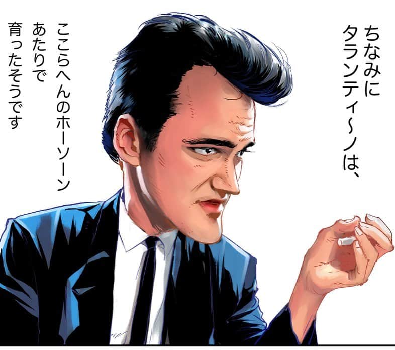 井上三太さんのインスタグラム写真 - (井上三太Instagram)「Talking about Tarantino's #pulpfiction  part2 from My recent comics called SANTA’S LA LIFE. タランティーノの話パート2 『三太のLA LIFE』より」12月8日 16時08分 - santainoue