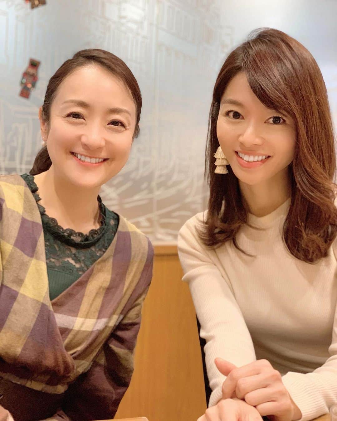 前田真理子のインスタグラム：「大好きな親友とのひと時✨」