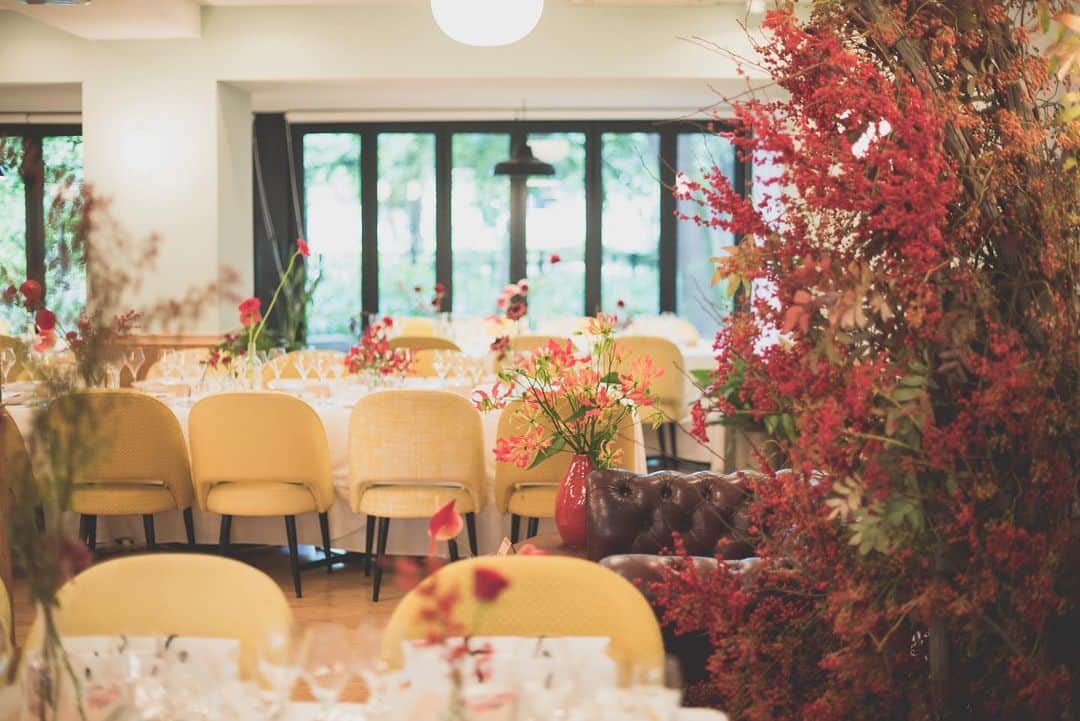 日比谷パレスさんのインスタグラム写真 日比谷パレスinstagram 会場もご衣装と合わせて 日比谷パレス 日比谷公園 ガーデンウェディング レストランウェディング Hibiyapalace プレ花嫁準備 プロヴァンス ブライダルフェア ナチュラルウェディング