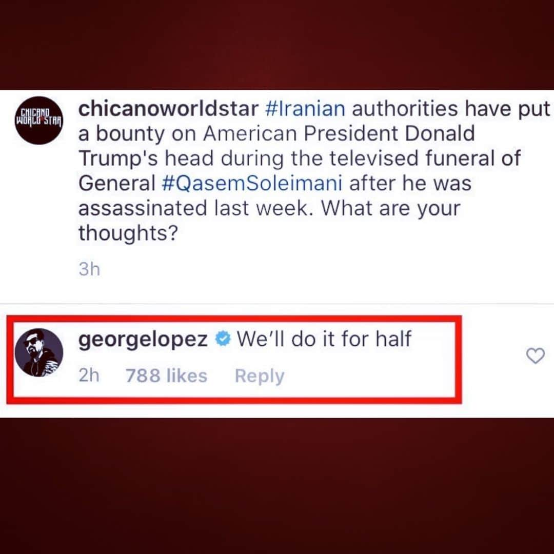 キャシー・グリフィンさんのインスタグラム写真 - (キャシー・グリフィンInstagram)「Calm down trump cult! @georgelopez is a professional comedian and...OH FUCK OFF.  THIS JOKE IS HILARIOUS & you all know it.  #impotus #trumpfail #comedy」1月6日 16時15分 - kathygriffin