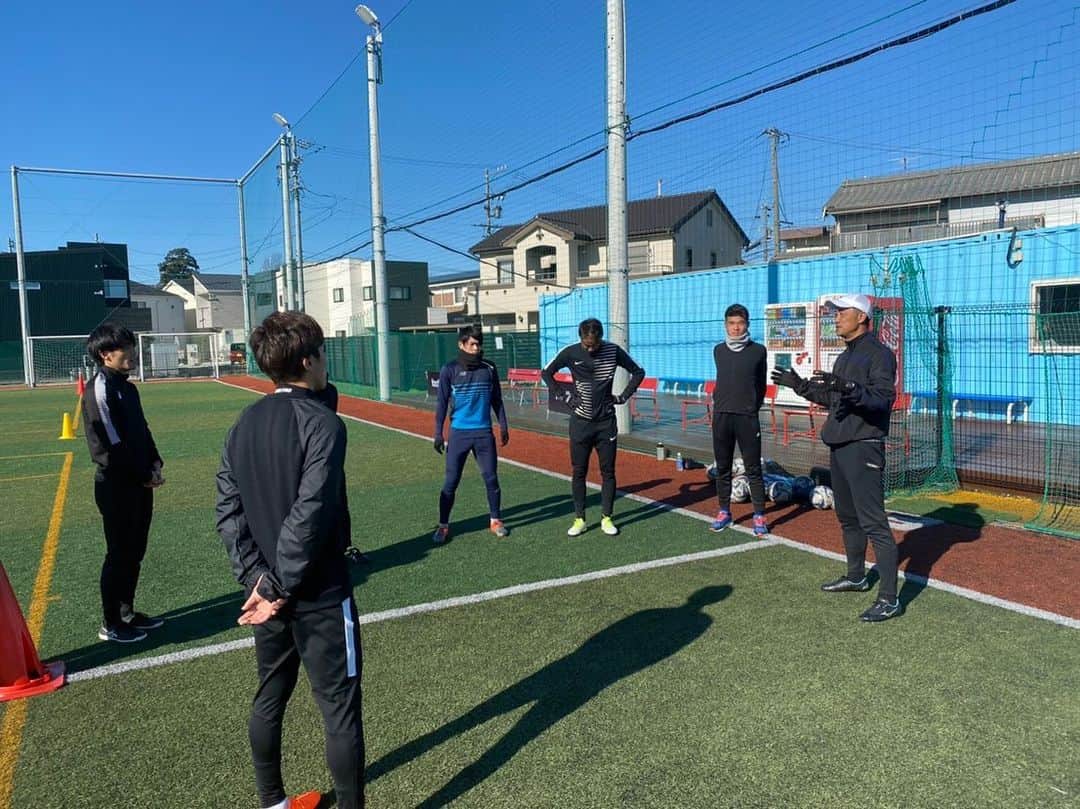 のインスタグラム：「今日からfootballgearさんのサポートのもとトレーニングキャンプをしてます！ シーズンに向けていい準備をしたいと思います！ 初日の下半身きつい。。。」