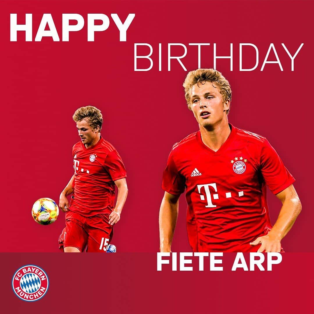 バイエルン・ミュンヘンさんのインスタグラム写真 - (バイエルン・ミュンヘンInstagram)「Happy Birthday, @f.arp10! 🎊🎈 #FCBayern #MiaSanMia #HBD」1月6日 17時16分 - fcbayern