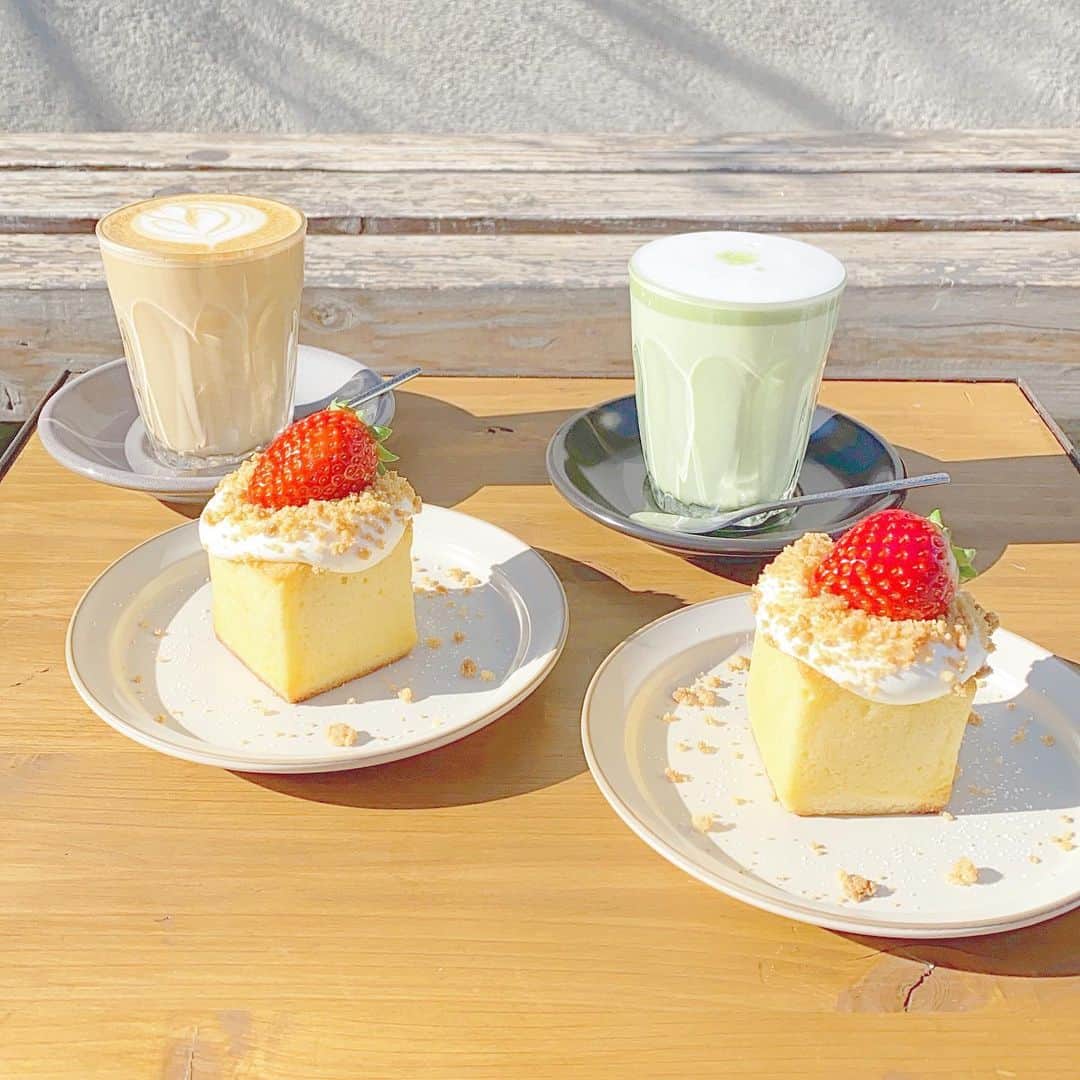 のインスタグラム：「ㅤㅤㅤㅤㅤㅤㅤㅤㅤㅤㅤㅤㅤ ㅤㅤㅤㅤㅤㅤㅤㅤㅤㅤㅤㅤㅤ ㅤㅤㅤㅤㅤㅤㅤㅤㅤㅤㅤㅤㅤ #おはるカフェめぐり ㅤㅤㅤㅤㅤㅤㅤㅤㅤㅤㅤㅤㅤ よくいく @monzcafe ❤︎ 今回はちょこちゃんと🍫🧡 ㅤㅤㅤㅤㅤㅤㅤㅤㅤㅤㅤㅤㅤ 去年イチゴの時食べれなかったから イチゴ🍓の季節に絶対きたくて ようやくいちごきた〜っっっ🥺❤️ ！ ㅤㅤㅤㅤㅤㅤㅤㅤㅤㅤㅤㅤㅤ もちろんメロン🍈やサクラの時も美味しい☺️🌸 ㅤㅤㅤㅤㅤㅤㅤㅤㅤㅤㅤㅤㅤ 店員のお姉さんがだいすきなのです🤭🧡 覚えてくれてて嬉しい😭💓 ㅤㅤㅤㅤㅤㅤㅤㅤㅤㅤㅤㅤㅤ ㅤㅤㅤㅤㅤㅤㅤㅤㅤㅤㅤㅤㅤ あたたかくて外でたべれて たくさんお話して楽しかったな〜☺️🧡 ちょこりんありがとう〜☺️💕またすぐ💓 ㅤㅤㅤㅤㅤㅤㅤㅤㅤㅤㅤㅤㅤ ㅤㅤㅤㅤㅤㅤㅤㅤㅤㅤㅤㅤㅤ」
