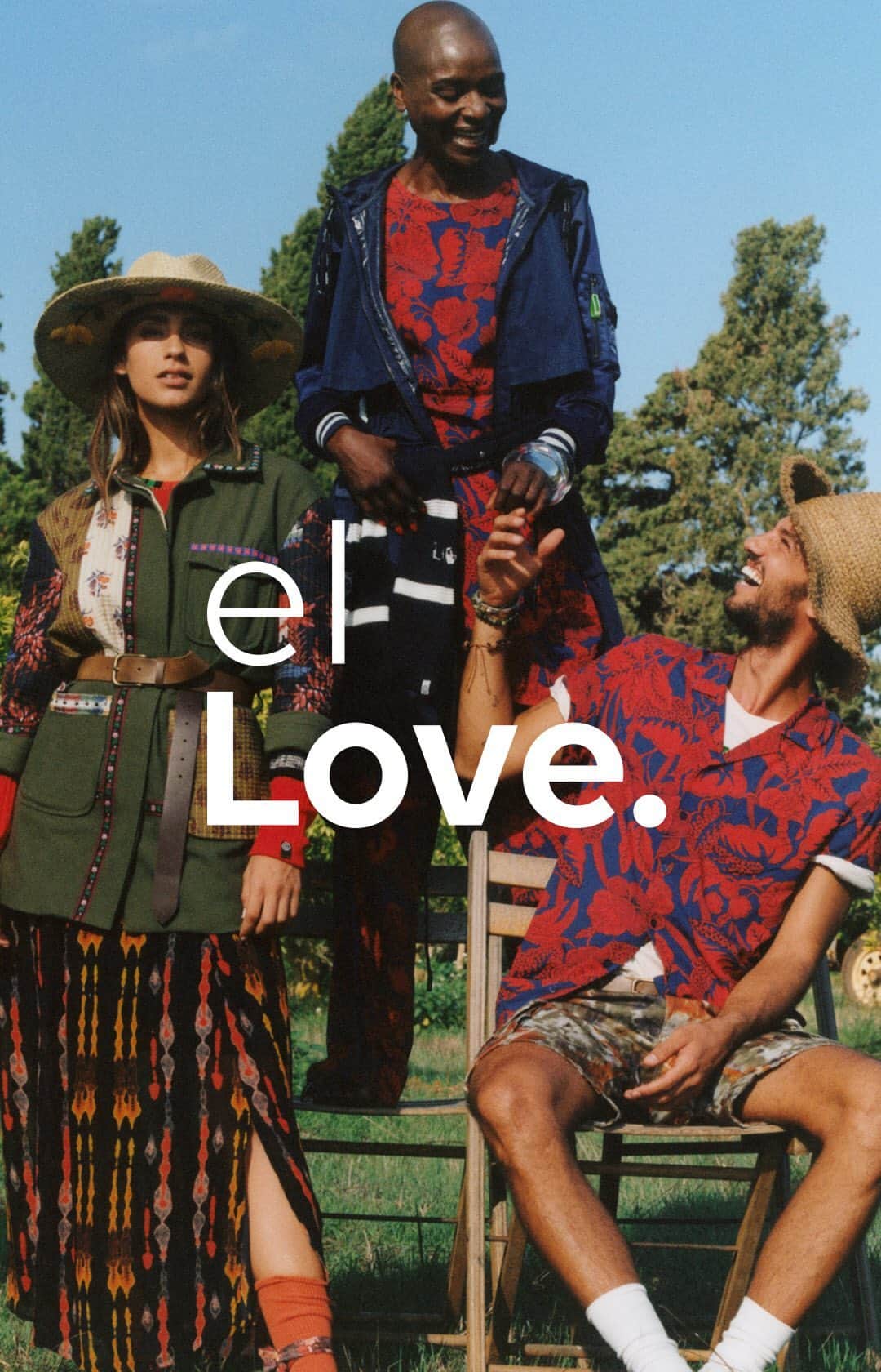 デシグアルのインスタグラム：「This is the story of people who, like us, are in love with an island called Ibiza. With a special place that lets you find yourself. And shows you that love is a game that everyone plays differently. #lovedifferent」