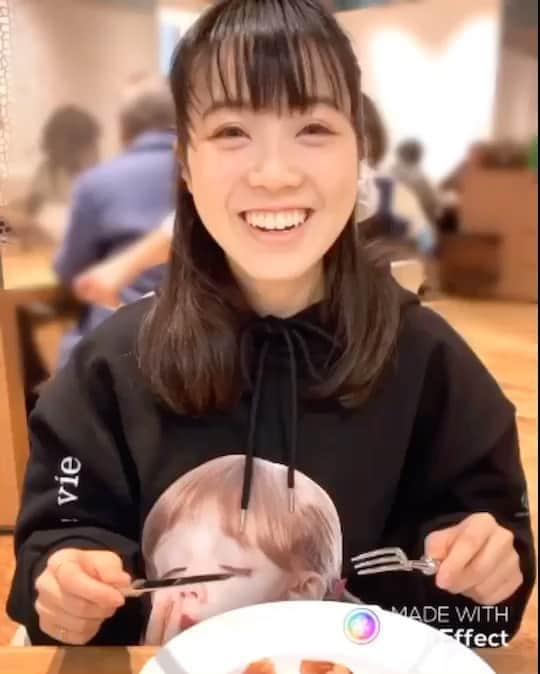 のインスタグラム：「焼きりんご〜〜！」