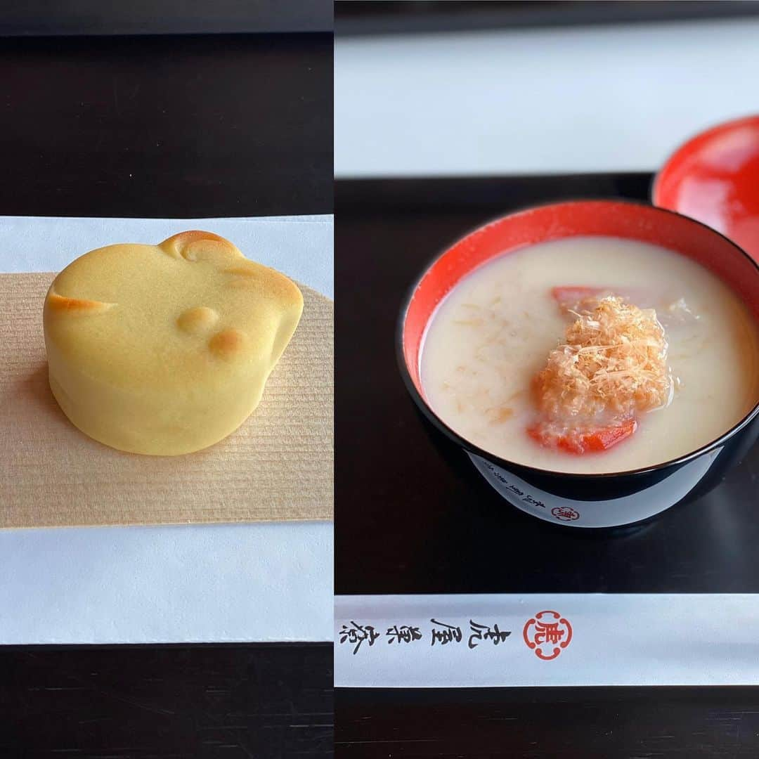 伊達公子さんのインスタグラム写真 - (伊達公子Instagram)「トレーニング後のLunchは「虎屋菓尞」で、4日から始まった白味噌雑煮＋季節のお菓子 #伊達公子  #kimikodate  #テニス  #テニスプレーヤー  #テニスプレイヤー  #tennis  #tennisplayer  #instatennis  #instasports  #instafood  #instasweet  #虎屋  #虎屋菓寮  #toraya  #torayatokyo  #虎屋の白味噌雑煮 #とらや  #とらや赤坂店  #白味噌雑煮  #和菓子  #wagashi」1月6日 22時35分 - kimiko.date