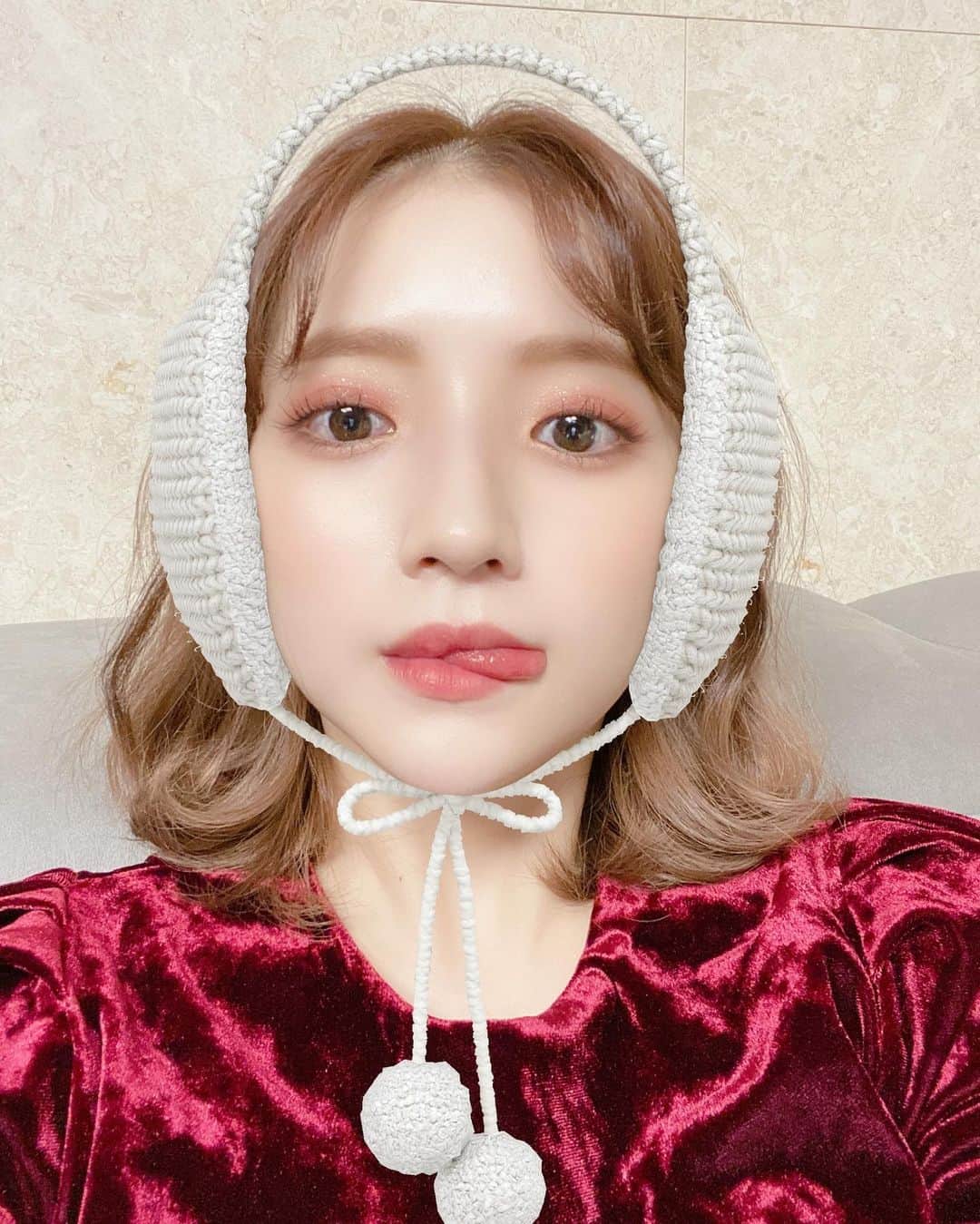 南りほのインスタグラム：「메롱」