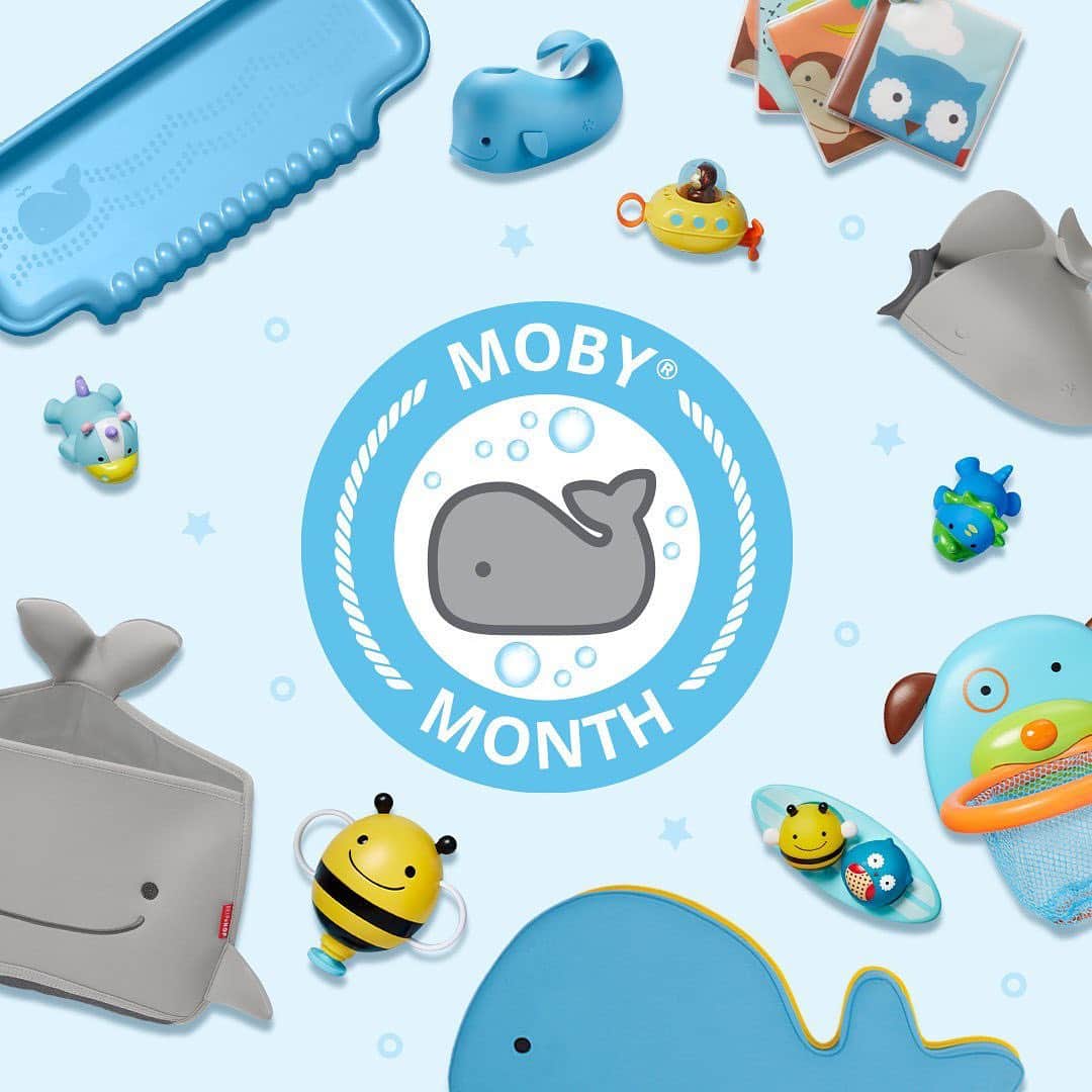 Skip Hopさんのインスタグラム写真 - (Skip HopInstagram)「Let's kick off 2020 with a squeaky clean start and celebrate Moby Month! 🐳🛁 With Moby tubs, spout covers and more our splashy bathing helpers and bath toys make tub time easy and fun! Tap to shop. ❤️ #bathtime #bathtimefun #bathtimewithbaby #moby #skiphop」1月3日 3時40分 - skiphop
