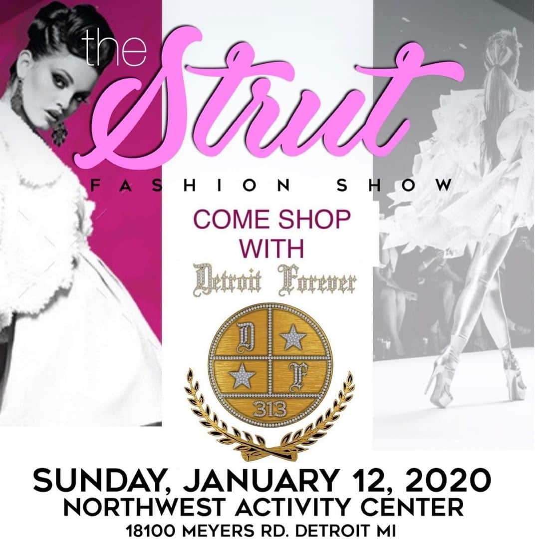 Draya Micheleさんのインスタグラム写真 - (Draya MicheleInstagram)「Shop with some of these vendors on Sunday, Jan 12,2020. @stonejungleapparel  What do you Strut for? #StrutForChange  #humantrafficking #humantraffickingawareness #detroit #detroitfashion #detroitsfinest #detroitfashionshow #detroitfashioncommunity」1月3日 3時21分 - thestrutfashionexperience