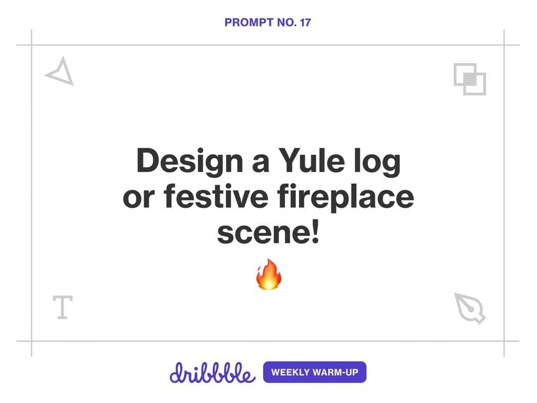 Dribbbleさんのインスタグラム写真 - (DribbbleInstagram)「We're ringing in the new year with a Weekly Warm-Up that’s meant to make you feel all warm and fuzzy inside! Your task is to illustrate a festive Yule log and/or cozy fireplace scene in our first #dribbbleweeklywarmup of 2020. We're accepting submissions through January 6, so cozy up, flex those design muscles in the new year and design something great. Follow the link in our bio to submit your design!」1月3日 3時30分 - dribbble